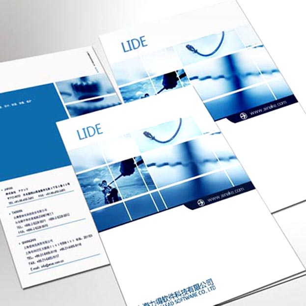 上海力得軟件公司圖冊設計印刷