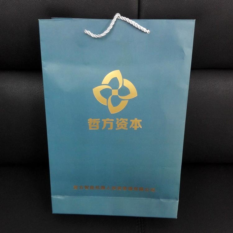 上海哲方資本燙金手提袋印刷