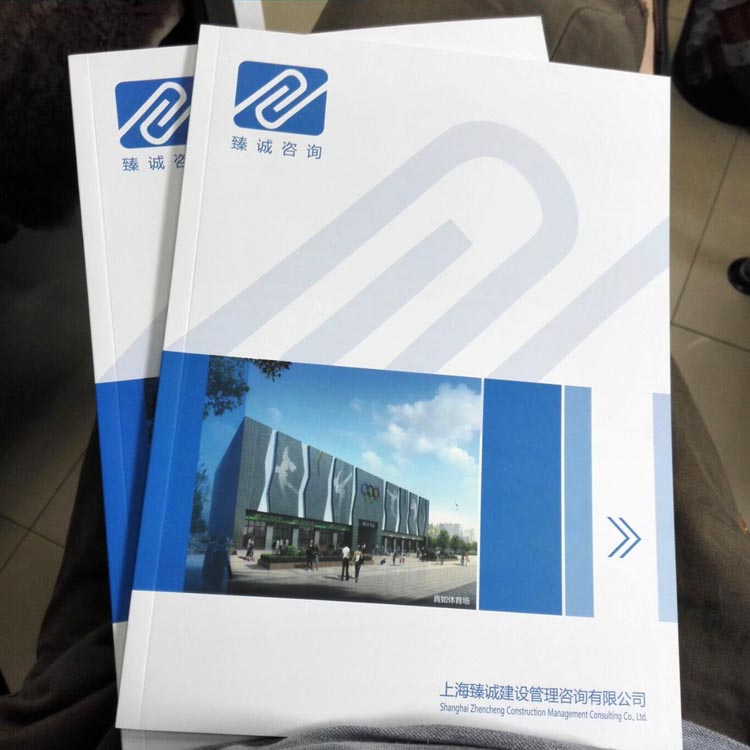 上海臻誠咨詢公司企業(yè)畫冊設(shè)計印刷