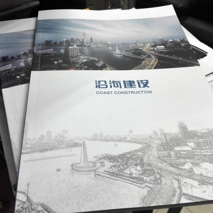 沿海建設(shè)公司綜合畫冊印刷